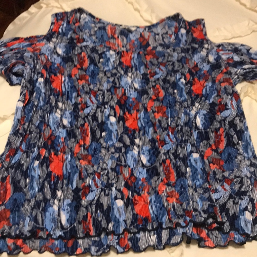 Size XL blue/orange multi top by EST 1946